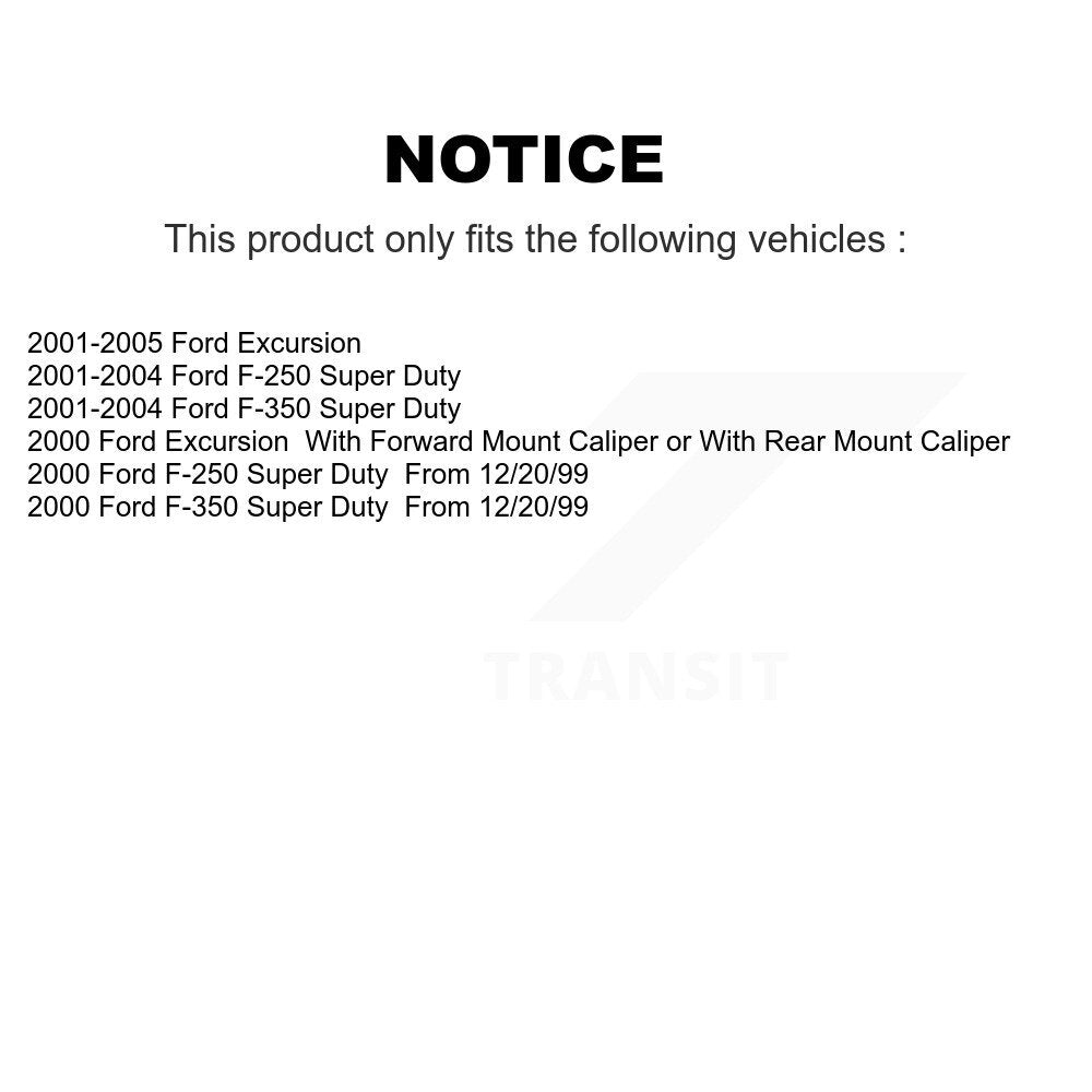 Étrier de frein à disque arrière pour Ford F-350 Super Duty F-250 Excursion SLC-18B4753