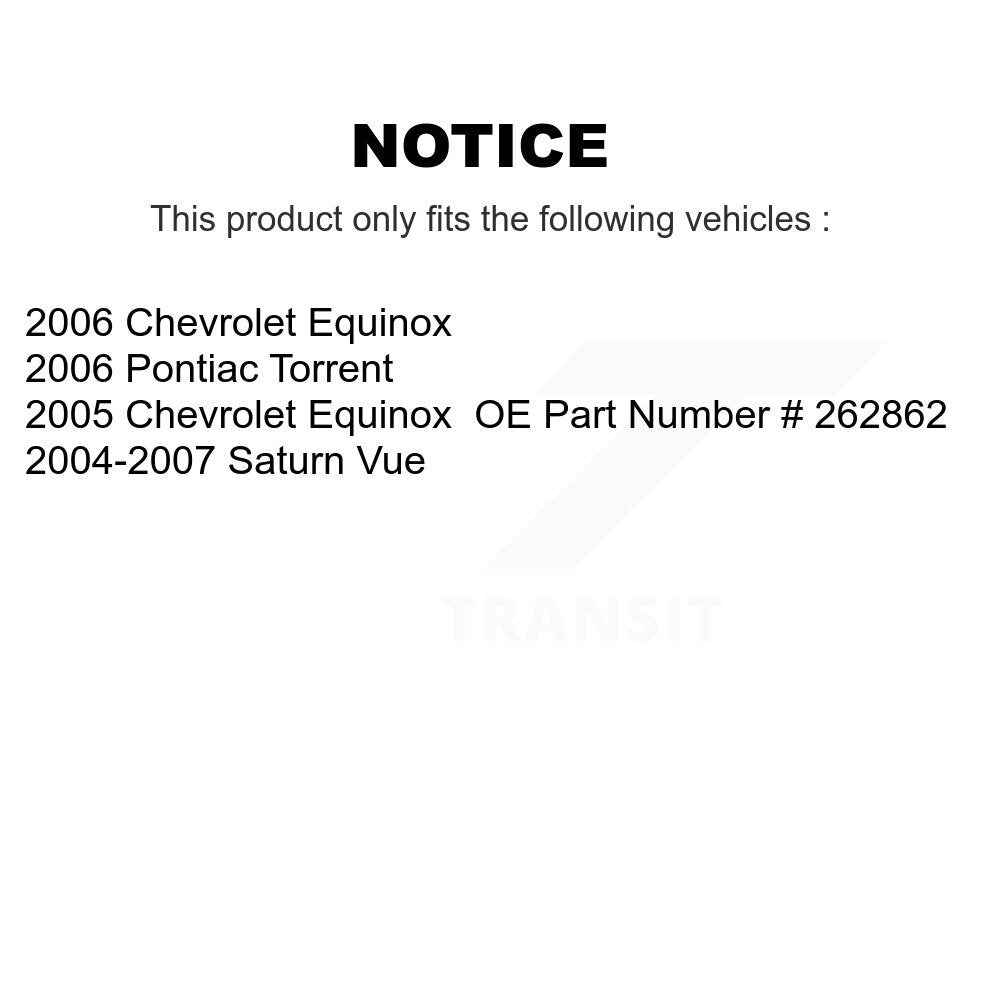 Étrier de frein à disque avant droit, pour Chevrolet Equinox Saturn Vue Pontiac Torrent