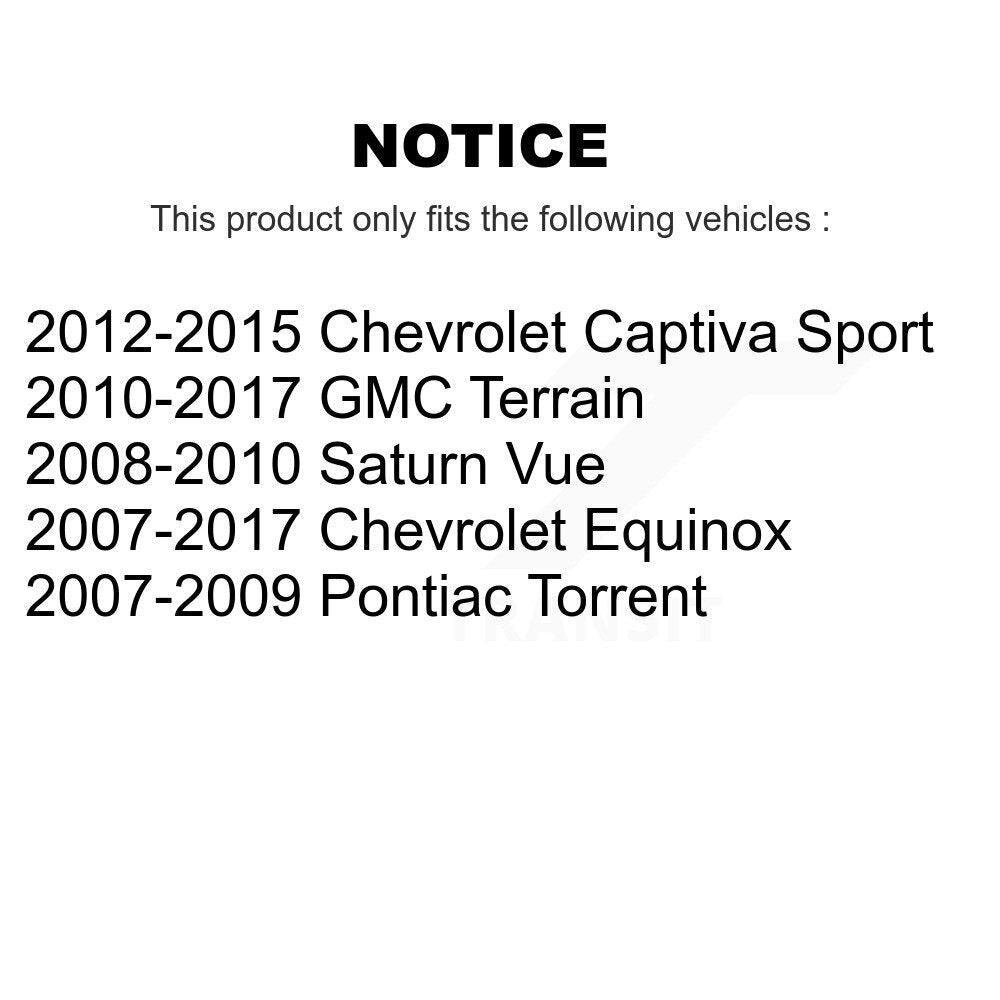 Étrier de frein arrière droit pour Chevrolet Equinox GMC Terrain Pontiac Torrent Vue