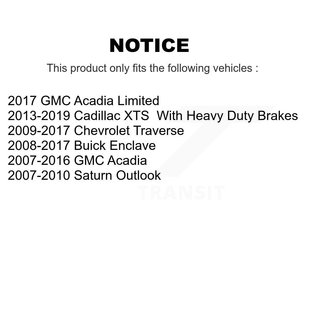 Étrier de frein arrière droit pour GMC Acadia Buick autoclave Chevrolet Traverse XTS