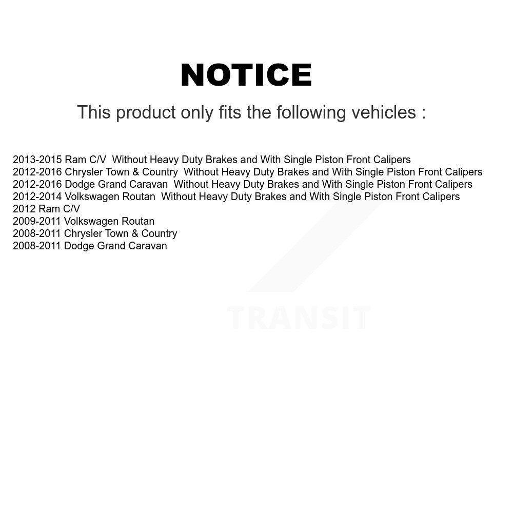 Étrier de frein arrière gauche pour Dodge Grand Caravan Chrysler Town & Country Ram C/V