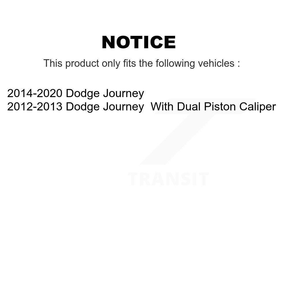 Étrier de frein à disque avant droit pour Dodge Journey SLC-18B5403A
