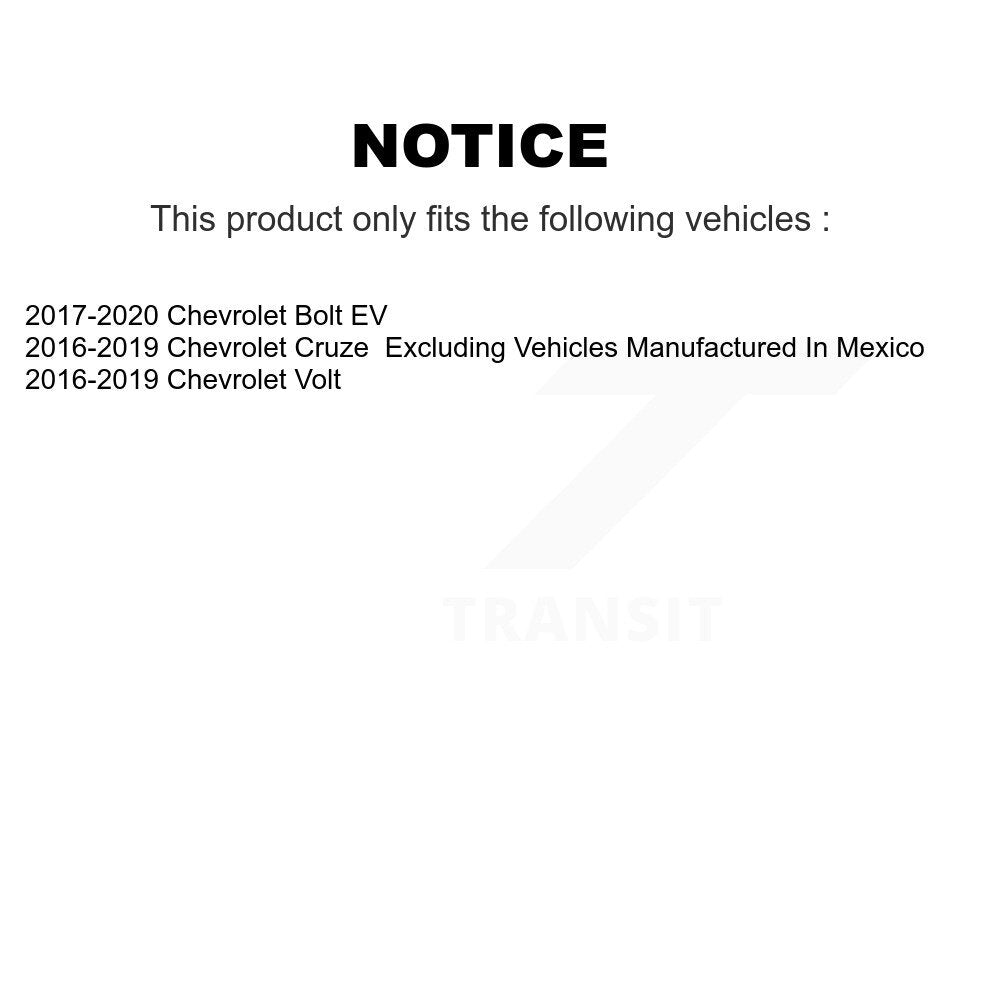 Étrier de frein à disque avant gauche pour Chevrolet Cruze Bolt EV Volt SLC-18B5554