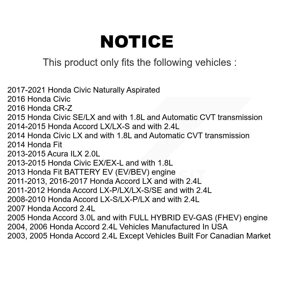 Étrier de frein à disque avant gauche, pour Honda Civic Accord Acura ILX CR-Z