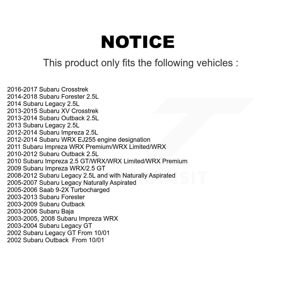 Étrier de frein avant droit pour Subaru Forester Impreza Outback XV Crosstrek Baja