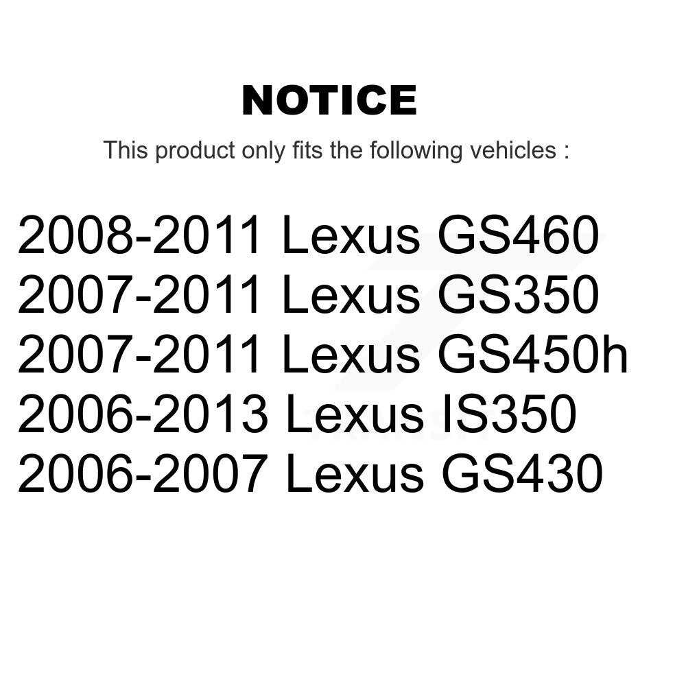 Étrier de frein à disque arrière gauche pour Lexus IS350 GS350 GS450h GS430 GS460