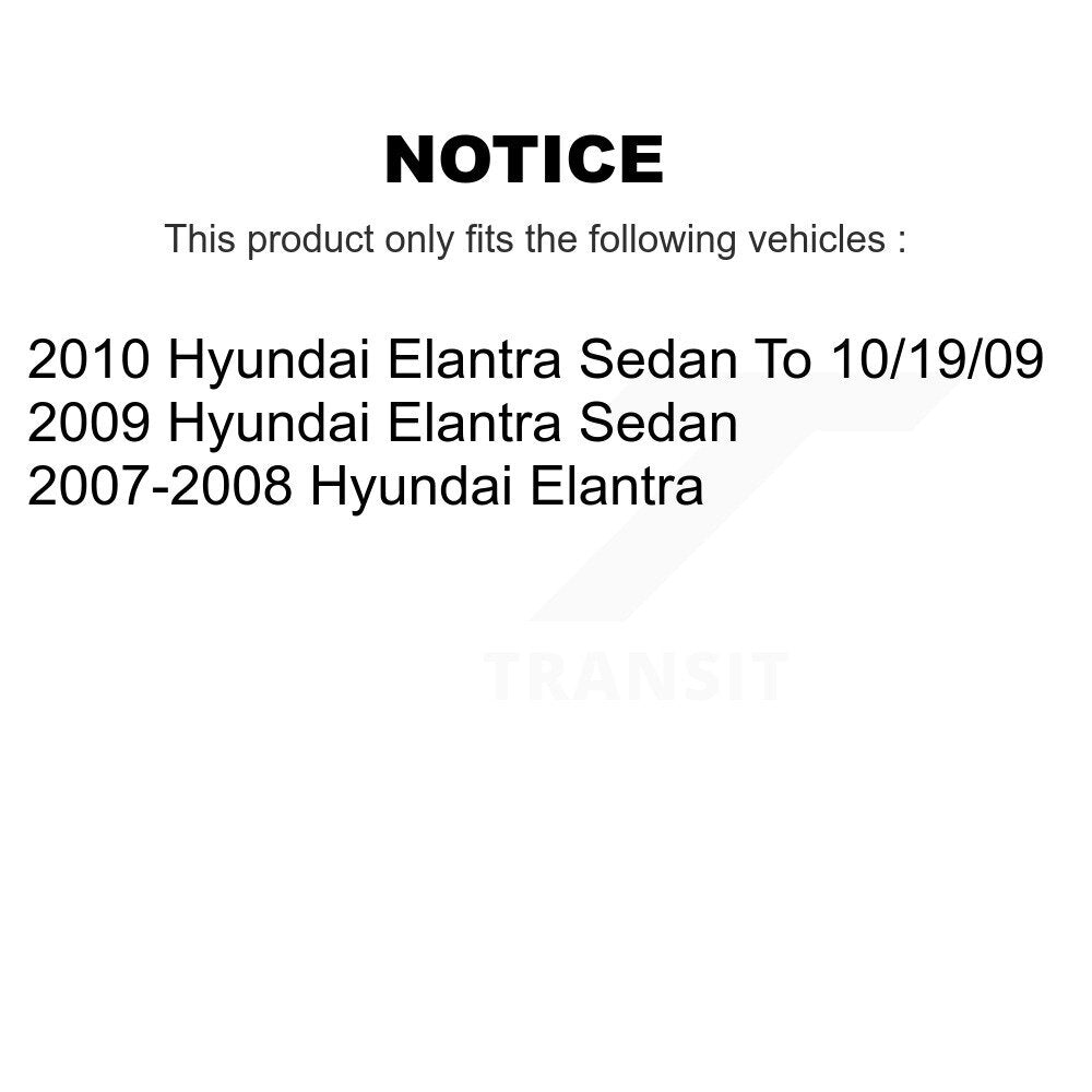 Étrier de frein à disque arrière droit pour Hyundai Elantra SLC-19B3456