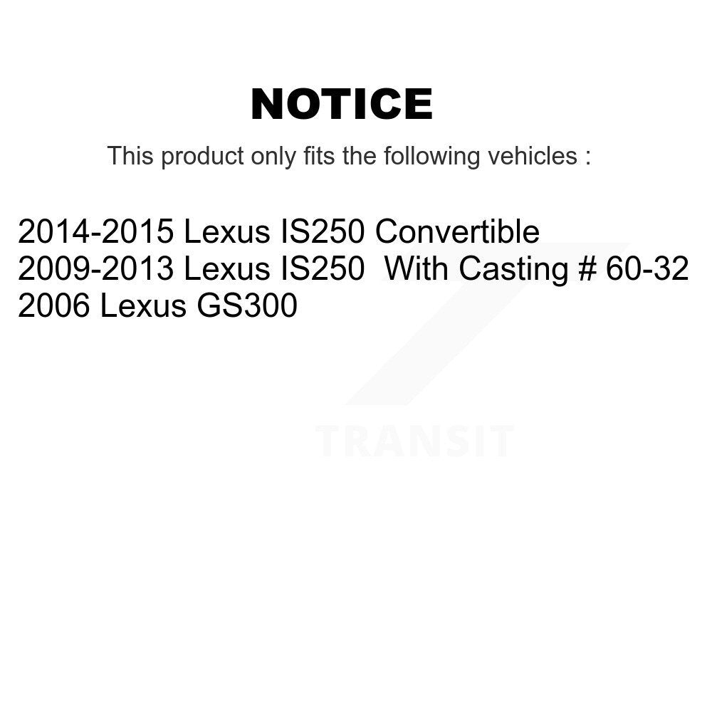 Étrier de frein à disque avant gauche pour Lexus IS250 GS300 SLC-19B6041