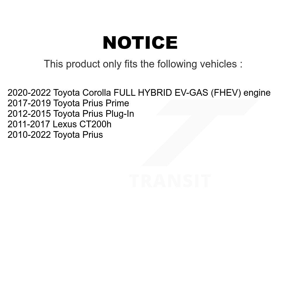 Étrier de frein avant gauche pour Toyota Corolla Prius Prime Lexus CT200h enfichable