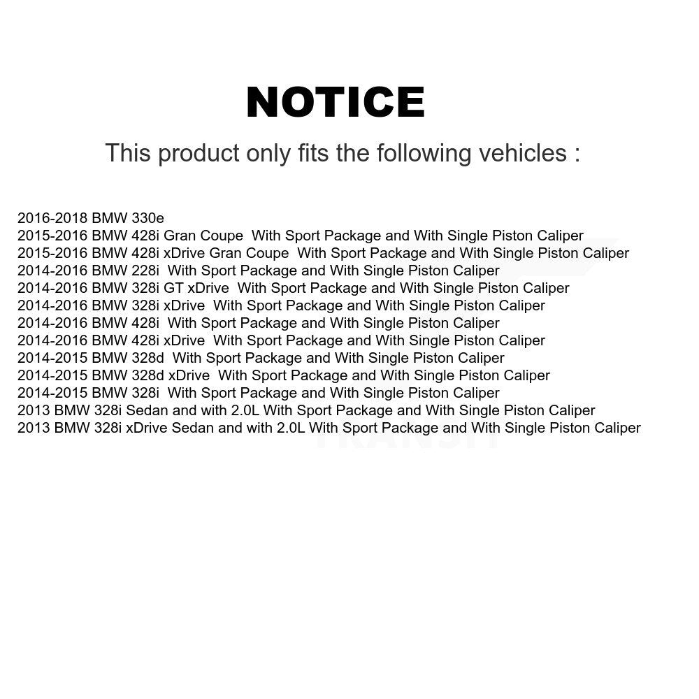 Étrier de frein avant droit, pour BMW 328i xDrive 428i Gran Coupé 328d GT 228i 330e