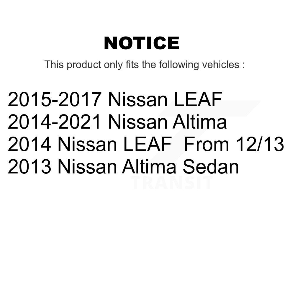 Étrier de frein à disque avant droit pour Nissan Altima LEAF SLC-19B7103