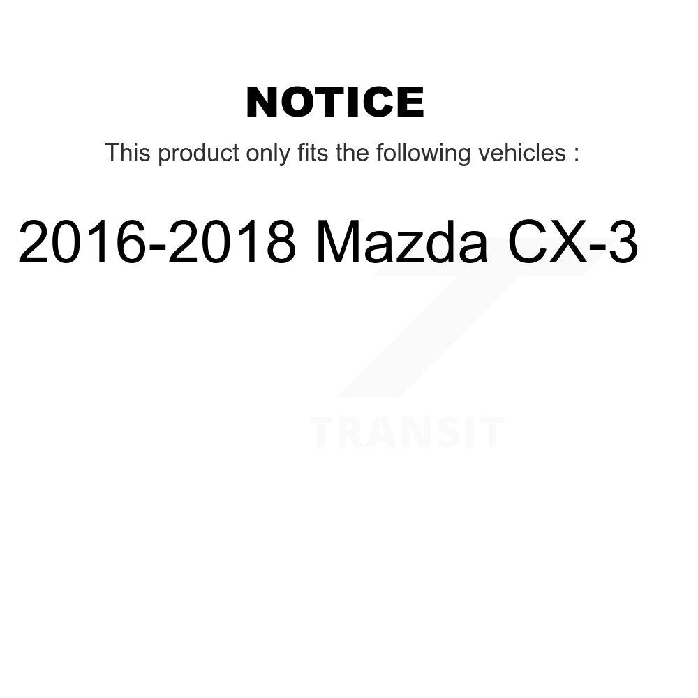 Étalonnier de frein à disque arrière gauche pour la Mazda CX-3 2016-2018 SLC-SC3641