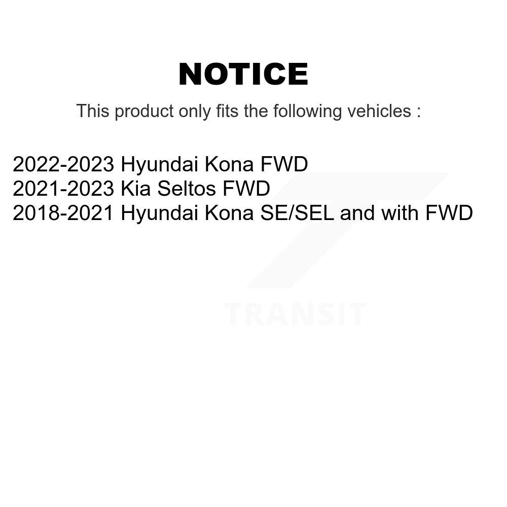 Étrier de frein à disque avant gauche pour Hyundai Kona Kia Seltos SLC-SCB5179
