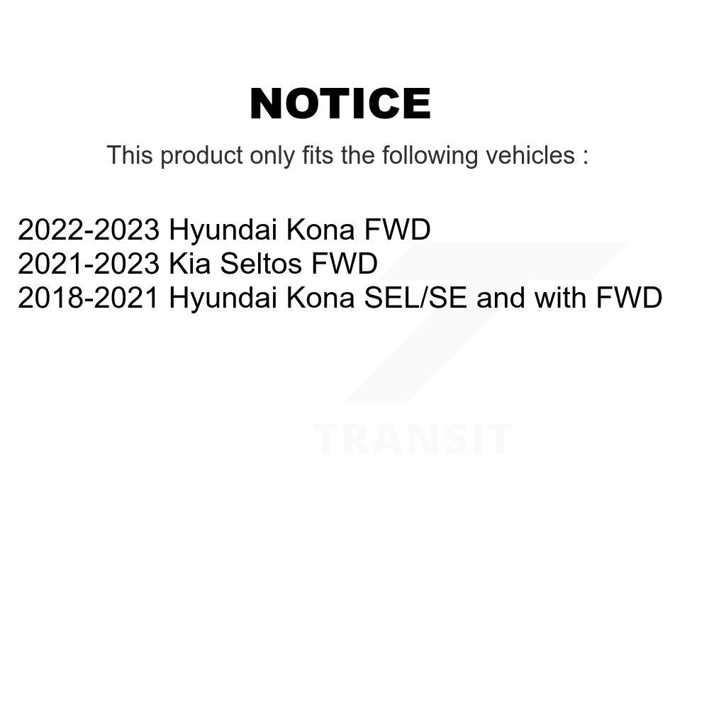Étrier de frein à disque avant droit pour Hyundai Kona Kia Seltos SLC-SCB5180