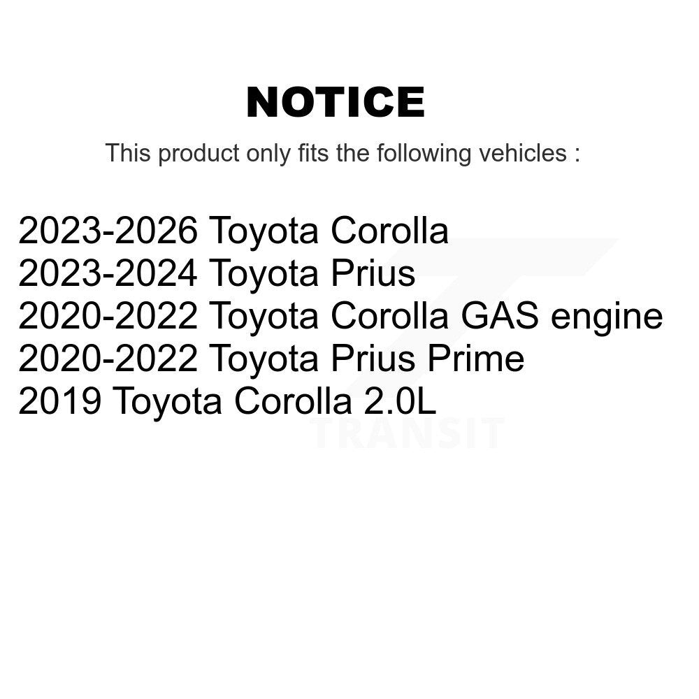 Étalonnier de frein à disque avant droit pour Toyota Corolla Prius Prime SLC-SCB5688