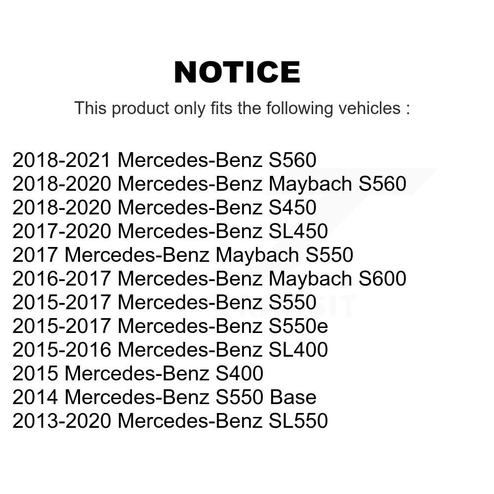 Plaquettes de frein à disque arrière en céramique, pour Mercedes-Benz S550 SL550 S560 SL450 S450 S550e