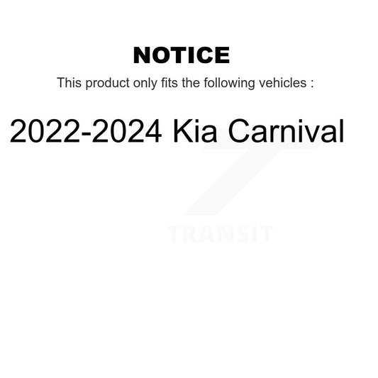 Plaquettes de frein à disque avant en céramique pour Kia Carnival 2022 – 2024 TEC-2392