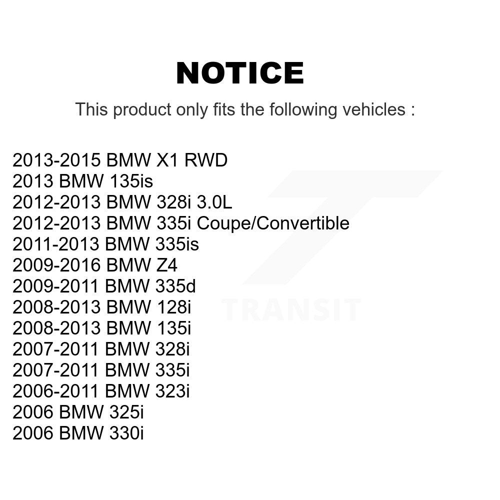 Ensemble de rotule de bras de commande de Suspension avant inférieur avant gauche pour BMW 323