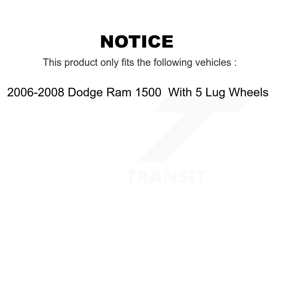 Ensemble de rotule de bras de commande de Suspension supérieure avant gauche, pour Dodge Ram 1500