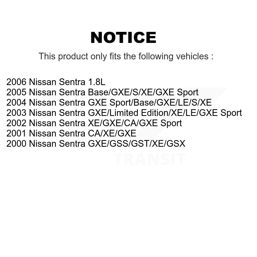 Ensemble de rotule de bras de commande de Suspension inférieure avant gauche pour Nissan Sentra