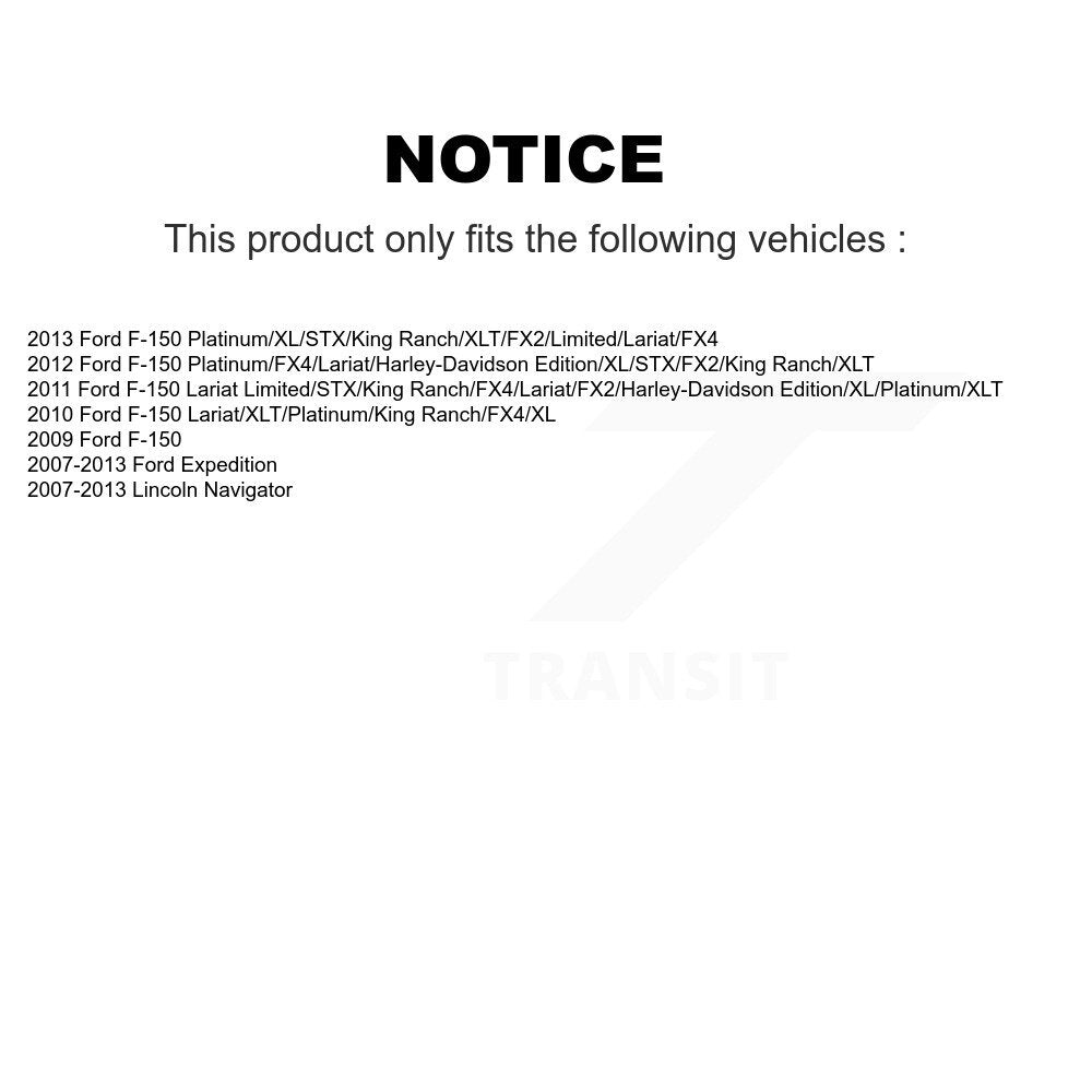 Ensemble de rotule de bras de commande de Suspension inférieure avant gauche pour Ford F-150