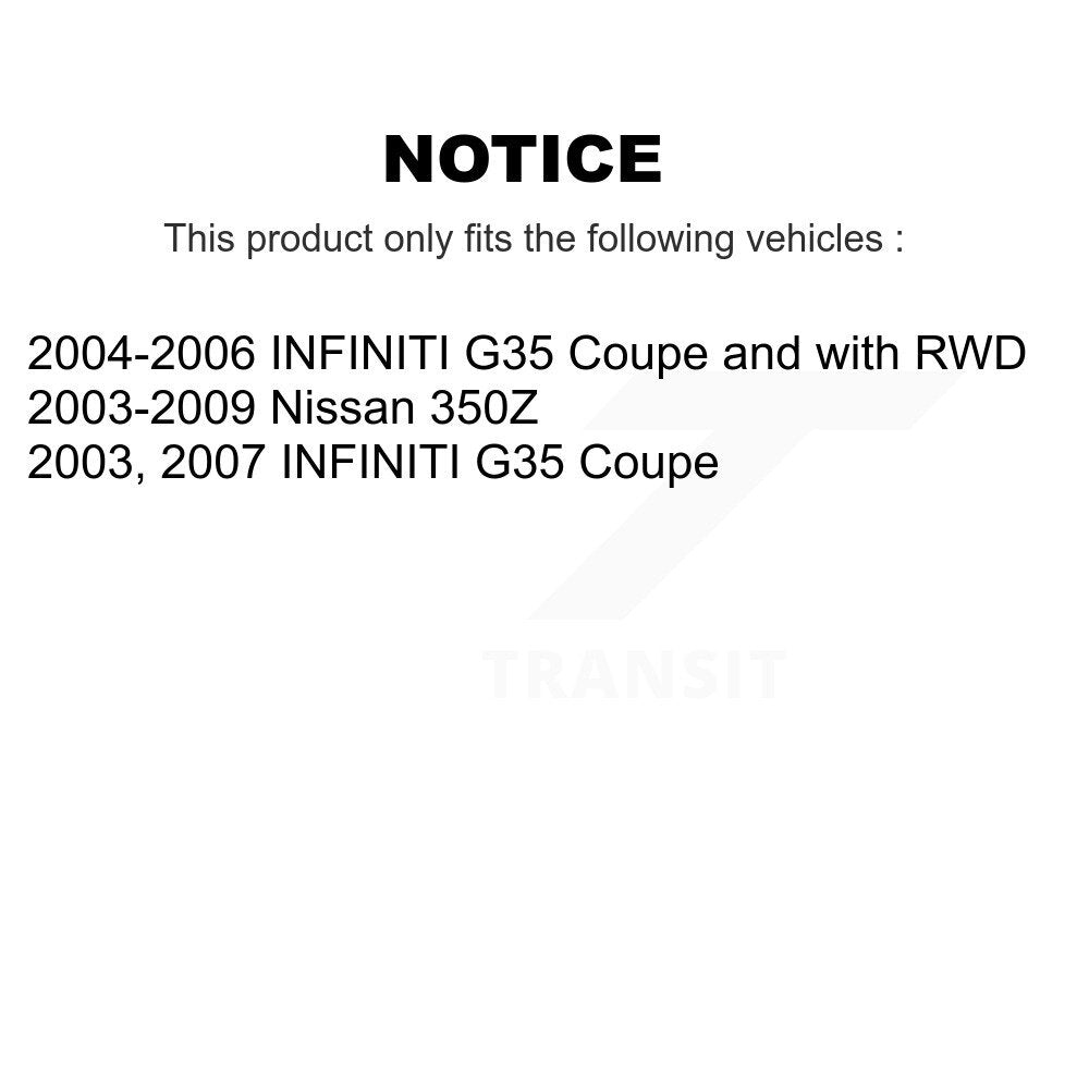 Ensemble de rotule de bras de commande de Suspension avant droit inférieur arrière pour G35