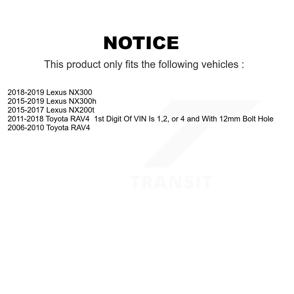 Ensemble de rotule de bras de commande de Suspension avant inférieur arrière pour Toyota RAV4