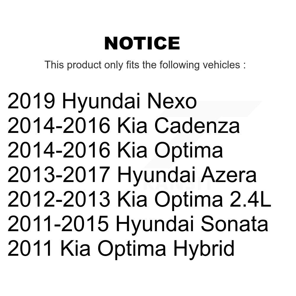 Ensemble de rotule de bras de commande de Suspension avant supérieur arrière pour Hyundai Sonat