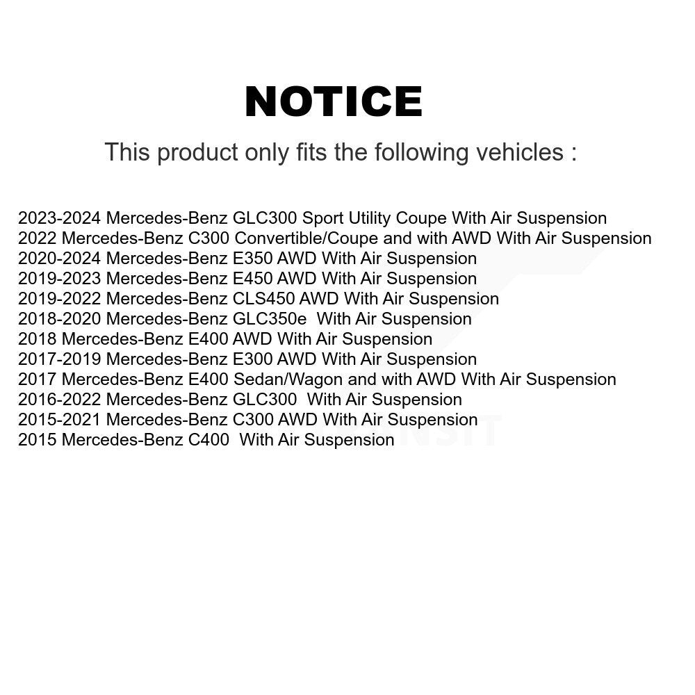 Ensemble de rotule de bras de commande de Suspension avant inférieur arrière pour GLC300 C300
