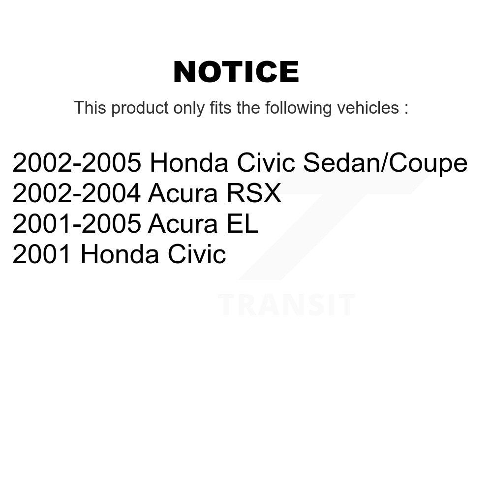Bras de commande de Suspension inférieur avant gauche, pour Honda Civic Acura EL RSX