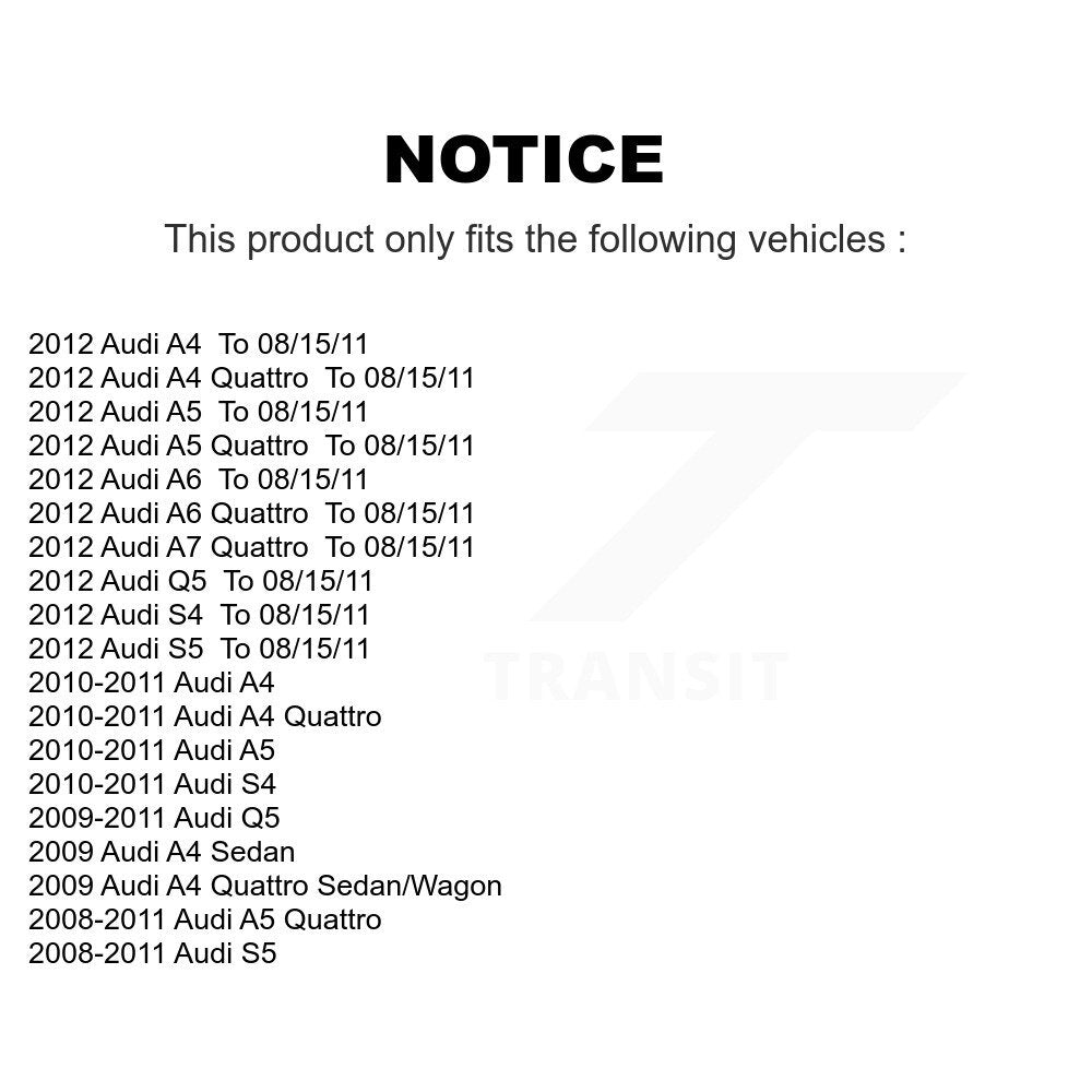 Bras de commande de Suspension avant inférieur avant gauche, pour Audi Q5 A4 Quattro A5 S4 S5