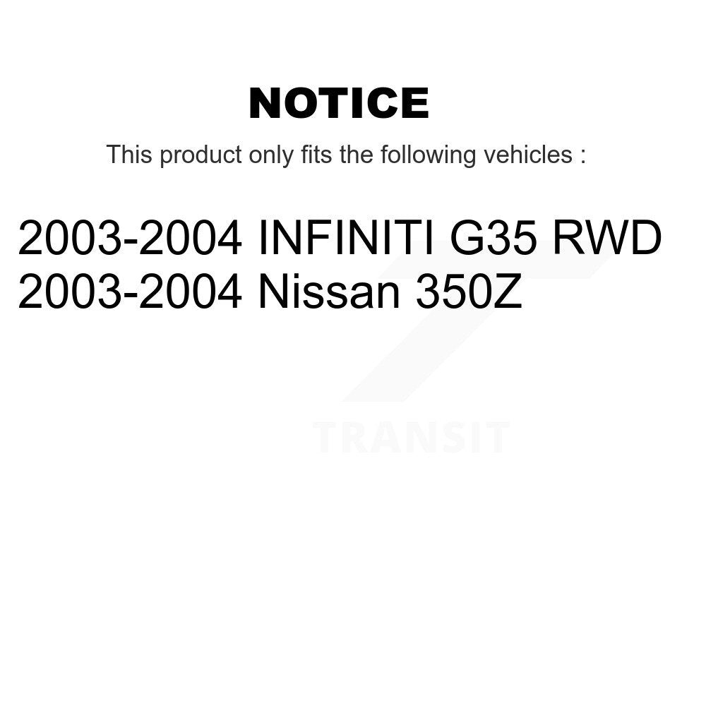 Bras de commande de Suspension avant inférieur avant gauche, pour INFINITI G35 Nissan 350Z