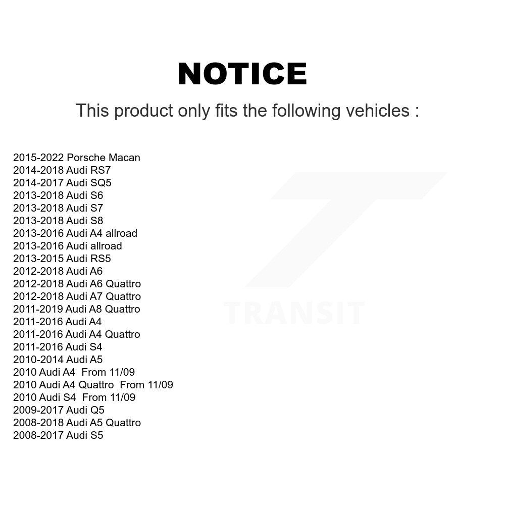 Bras de commande de Suspension supérieur arrière droit, pour Audi Q5 Porsche Macan A4 Quattro A5
