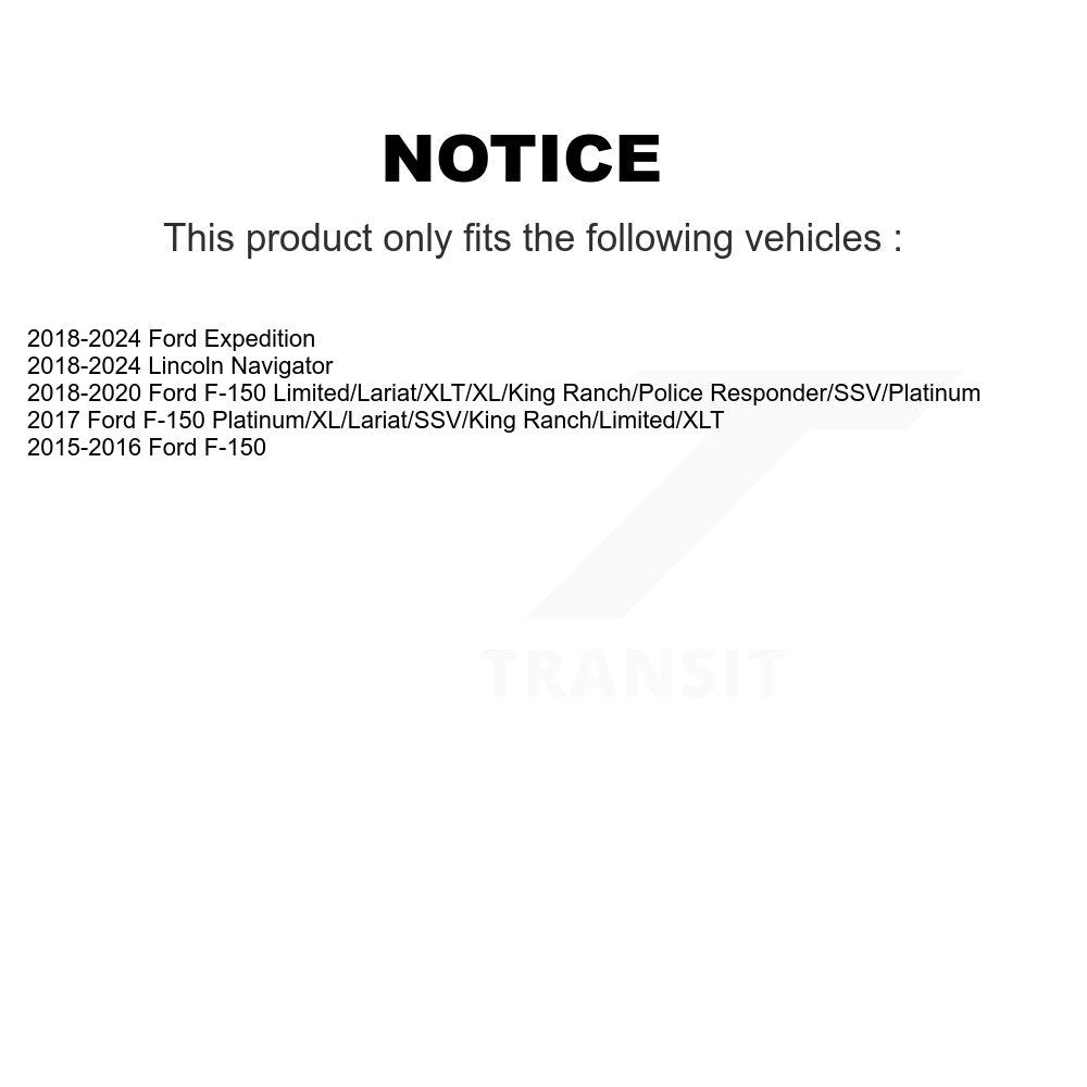 Ensemble de rotule de bras de commande de Suspension inférieur avant droit pour Ford F-150