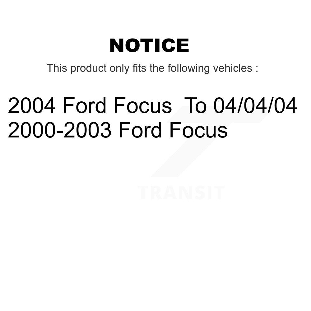 Ensemble de rotule de bras de commande de Suspension inférieure avant droite pour Ford Focus