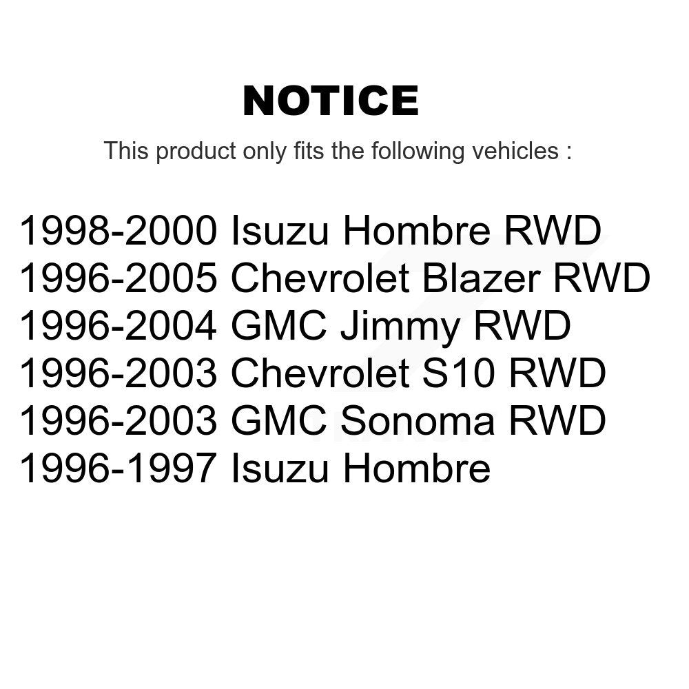 Extrémité de biellette de direction intérieure avant, pour Chevrolet GMC Blazer S10 Sonoma Jimmy Isuz