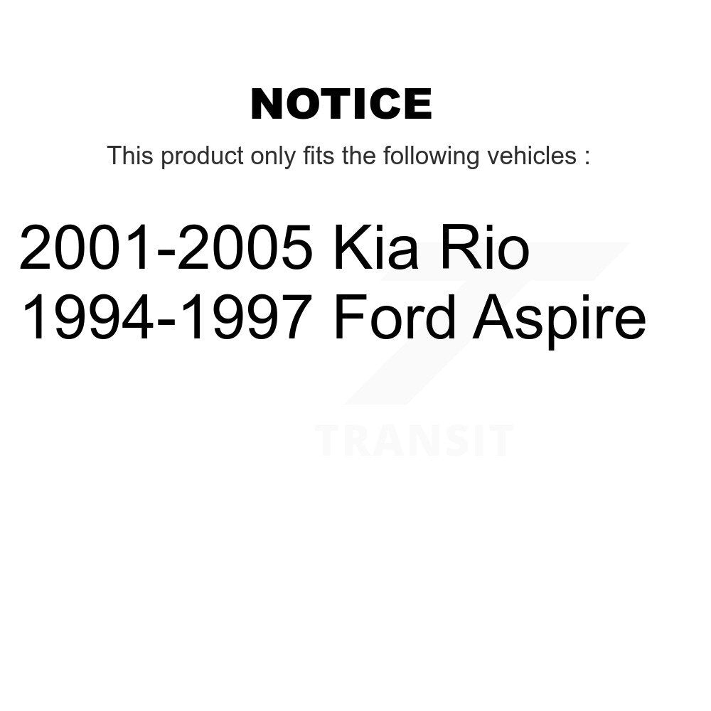 Extrémité de biellette de direction extérieure avant pour Kia Rio Ford Aspire TOR-ES3388