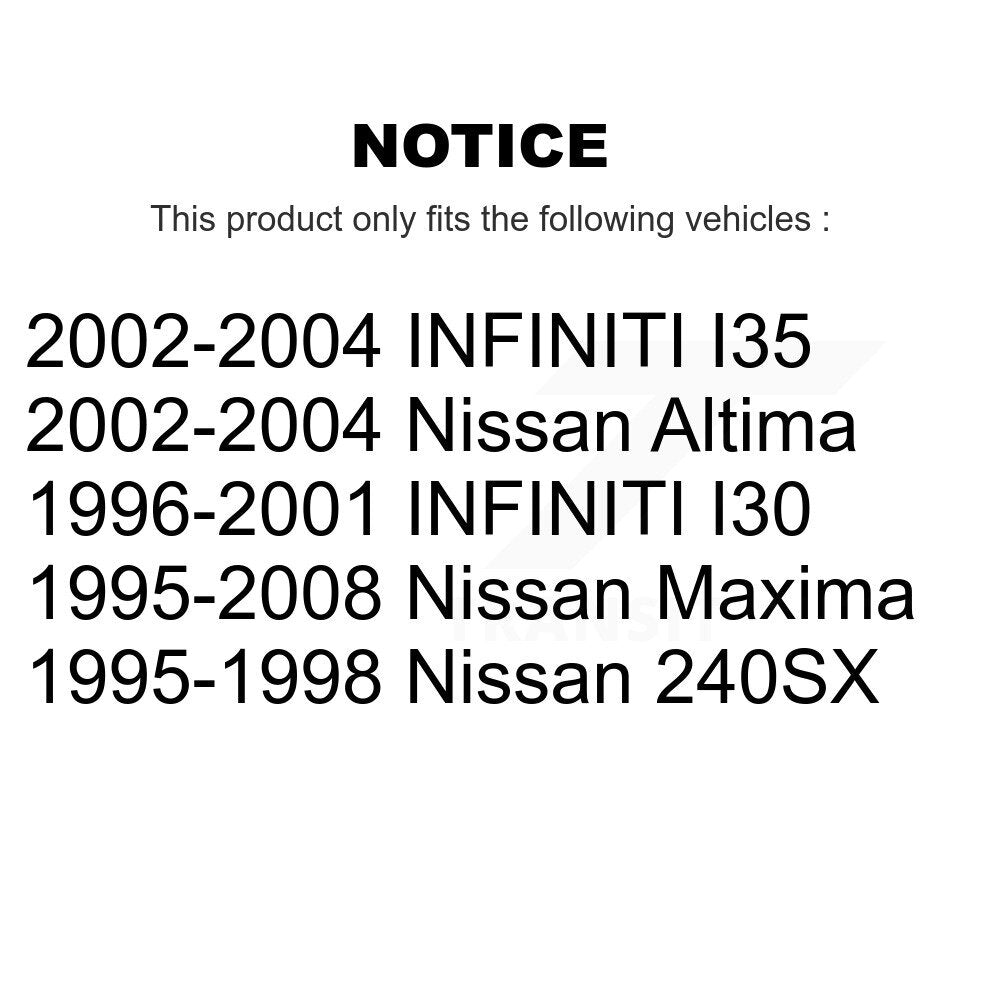 Extrémité de biellette de direction extérieure avant pour Nissan Maxima Altima INFINITI I30 240SX I3