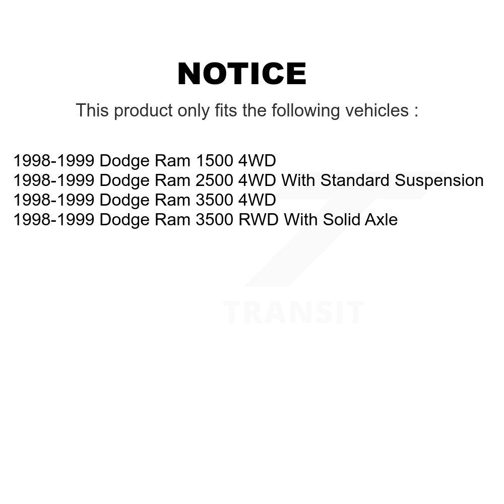 Embout de biellette de direction avant pour Dodge Ram 1998 1999 2500 1500 3500 TOR-ES3497