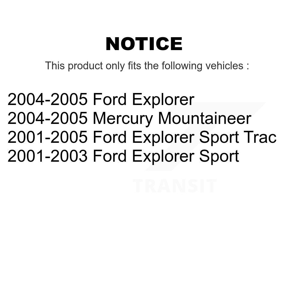 Extrémité de biellette de direction extérieure avant pour Ford Explorer Sport Trac Mercury TOR-ES366