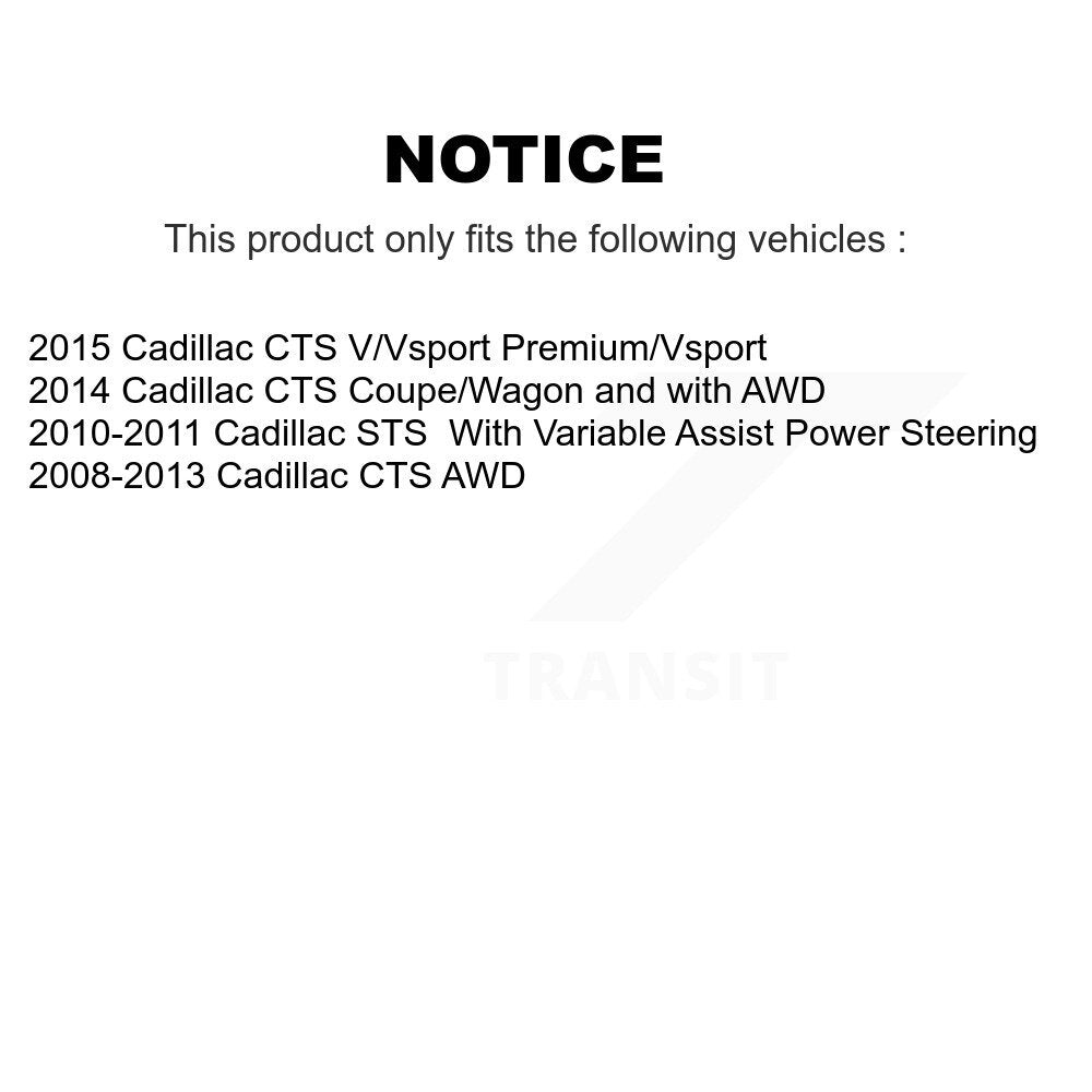 Extrémité de biellette de direction extérieure avant gauche pour Cadillac CTS STS TOR-ES800641
