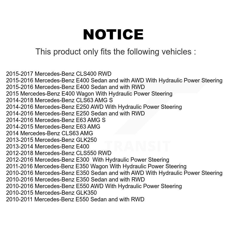 Extrémité de biellette de direction extérieure avant gauche pour Mercedes-Benz GLK350 GLK250 E350 E550