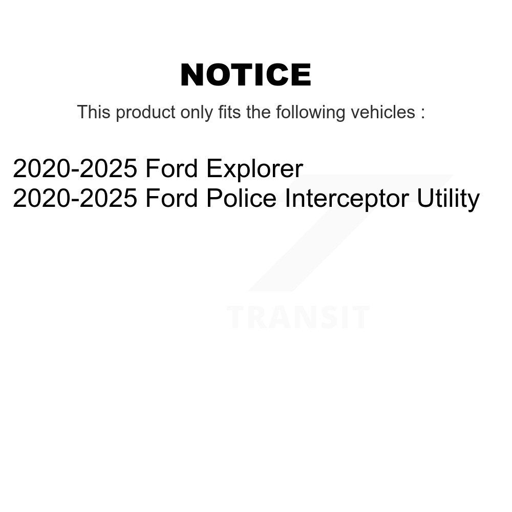 Attache de direction extérieure avant droite pour Ford Explorer Intercepteur de police