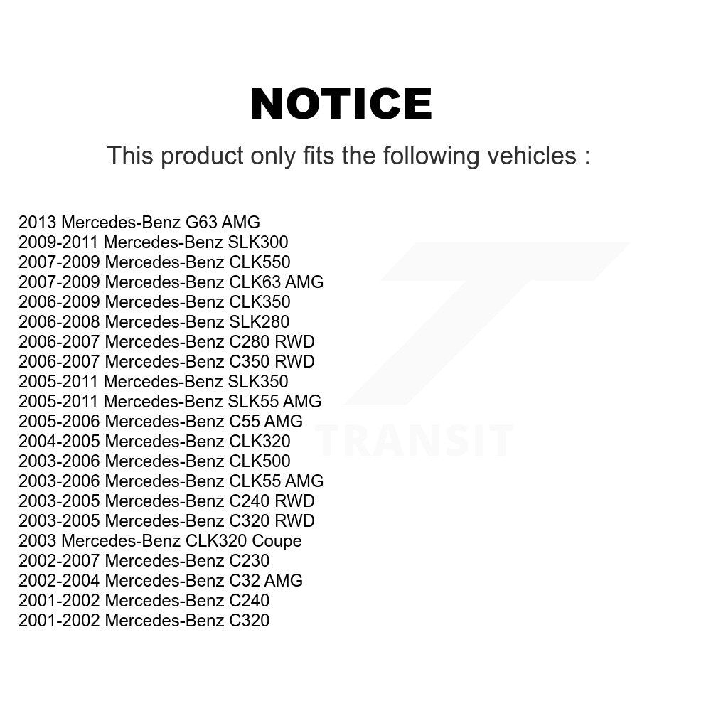Extrémité de biellette de direction extérieure avant droite pour Mercedes-Benz C230 C240 SLK350 C280