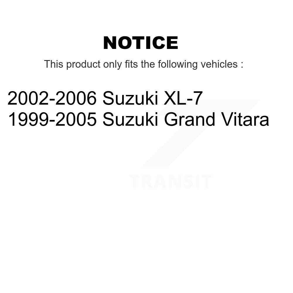 Extrémité de biellette de direction intérieure avant pour Suzuki Grand Vitara XL-7 TOR-EV467