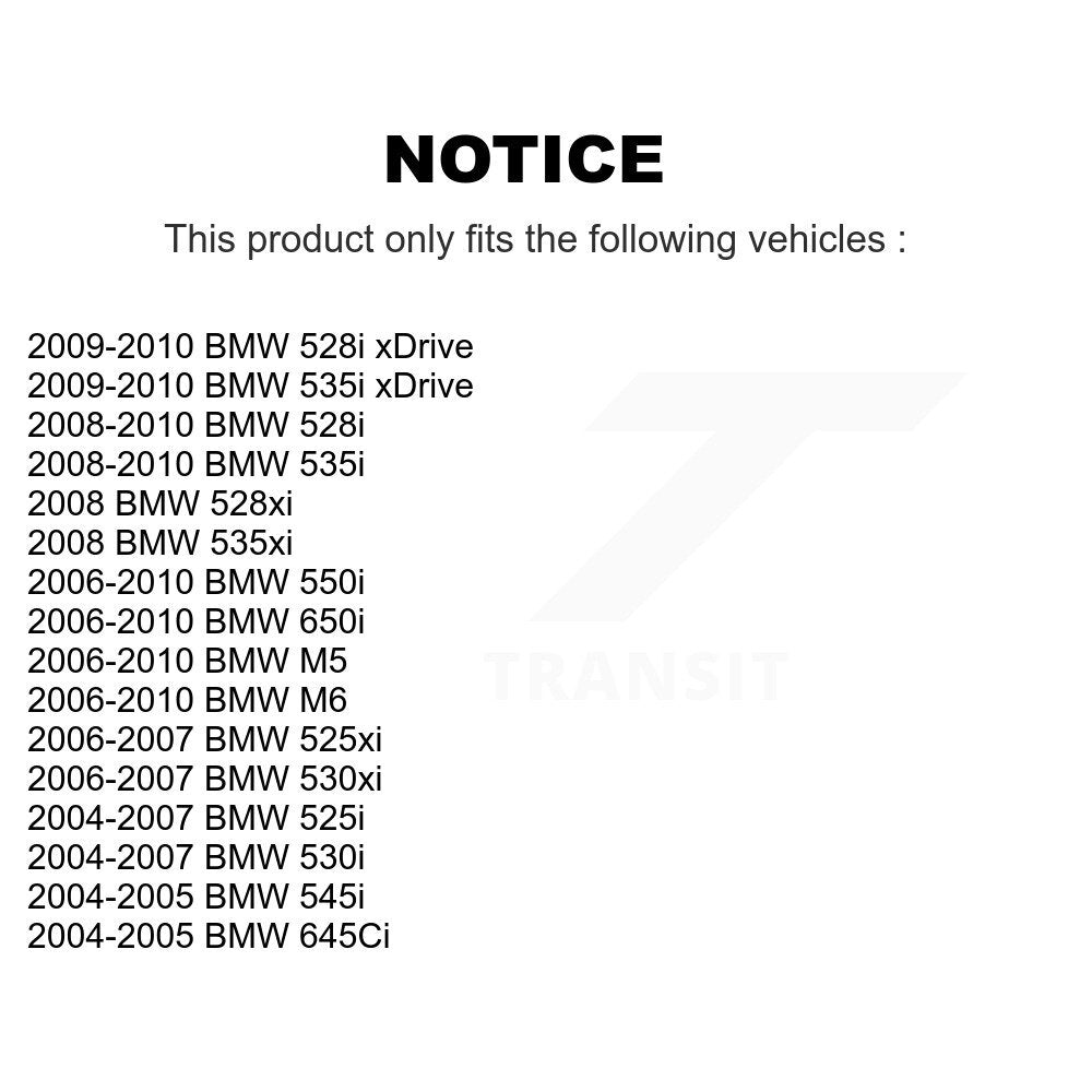 Extrémité de biellette de direction intérieure avant, pour BMW 530i 530xi 650i 528i xDrive 525i 535i