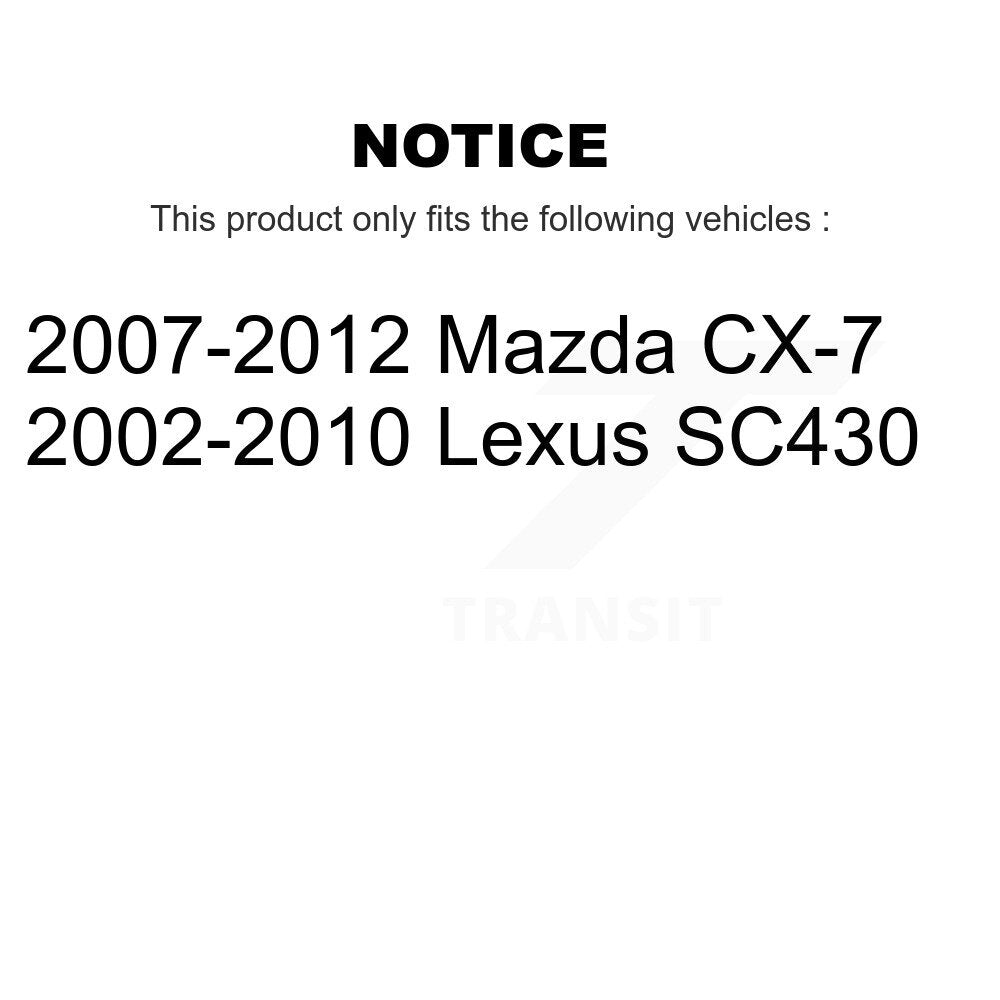 Extrémité de biellette de direction intérieure avant, pour Mazda CX-7 Lexus SC430 TOR-EV800543