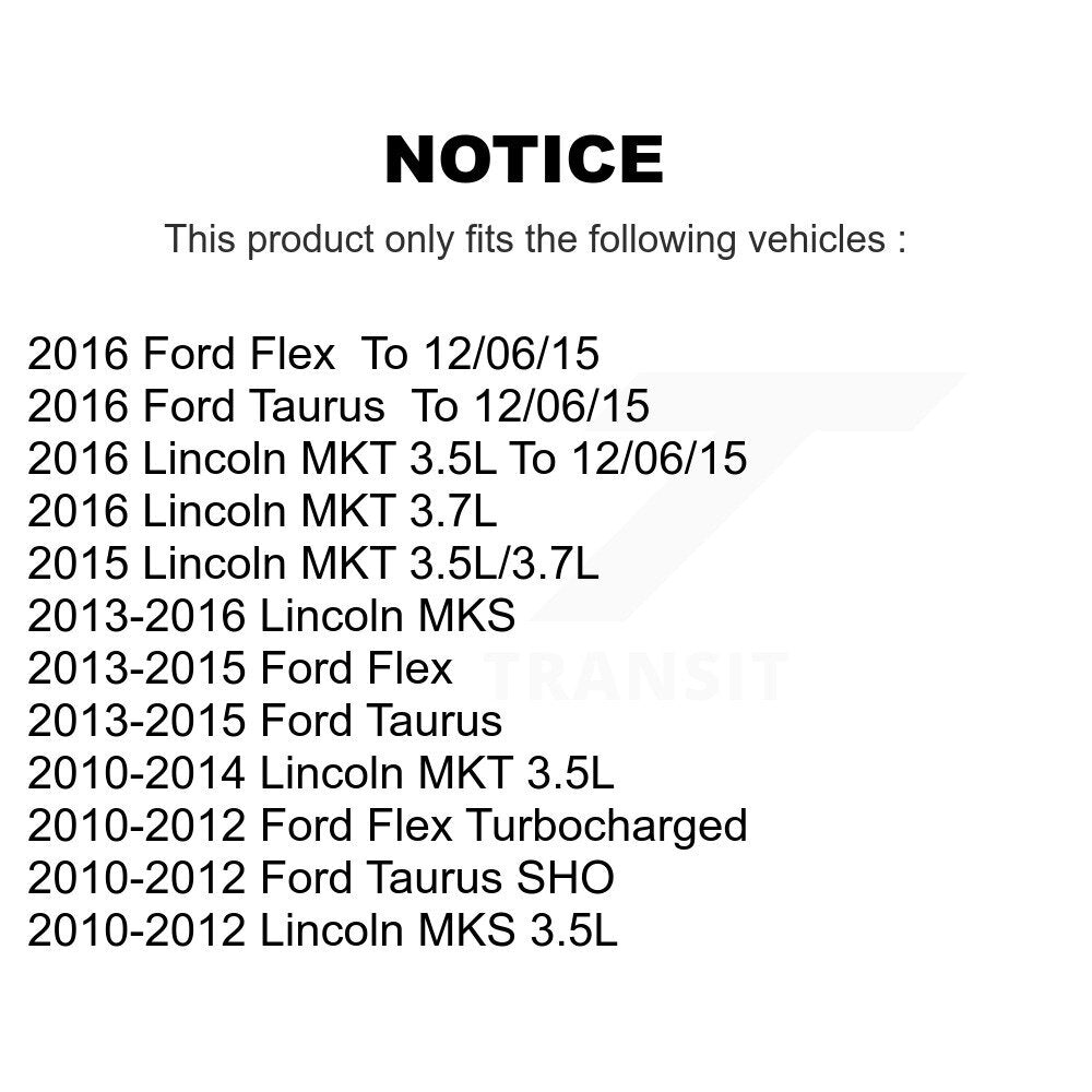 Extrémité de biellette de direction intérieure avant, pour Ford Taurus Flex Lincoln MKS MKT