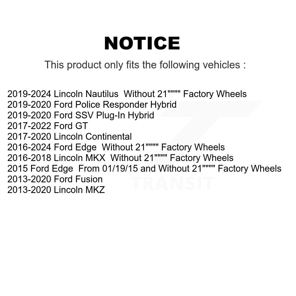 Extrémité de biellette de direction intérieure avant, pour Ford Edge Fusion Lincoln Nautilus MKX MKZ