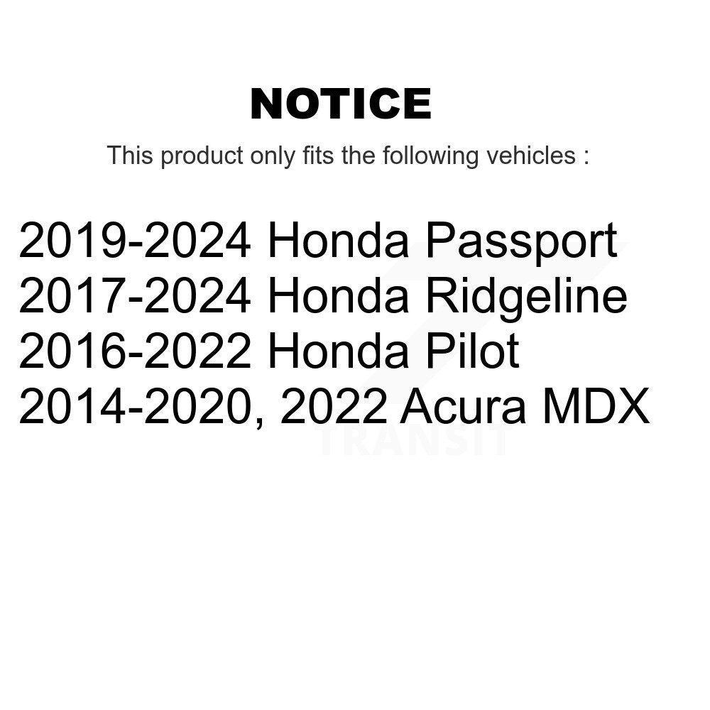 Extrémité de biellette de direction intérieure avant, pour Honda Pilot Acura MDX Ridgeline passeport